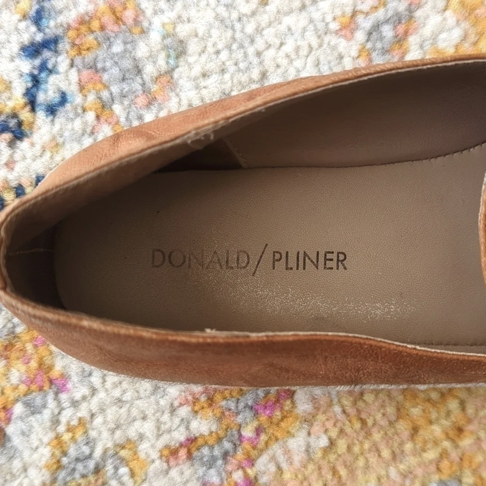 Donald J. Pliner Pamela Embellished Leather Espadrille Slip-On Sneakers 6.5